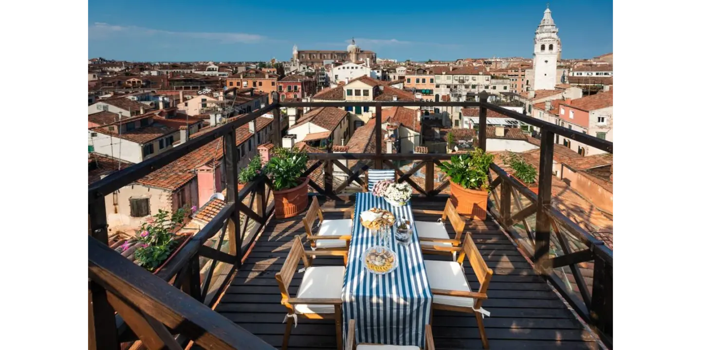 View of Venice from Venice5th roof